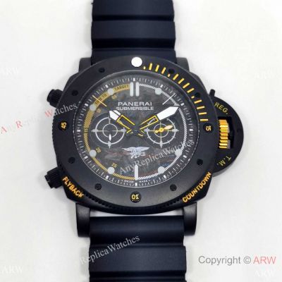 Copy Panerai PAM01325 Navy Seals Limited Editon DLC-coated Watch 47mm